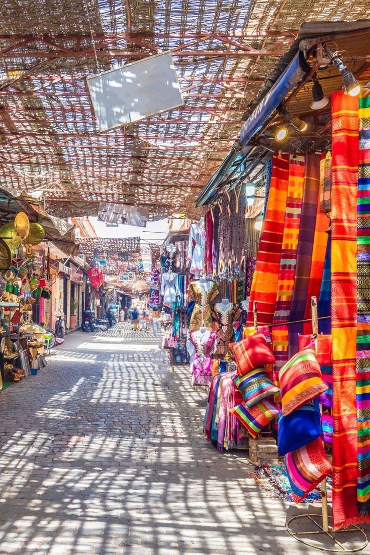 Souq market in Marrakesh